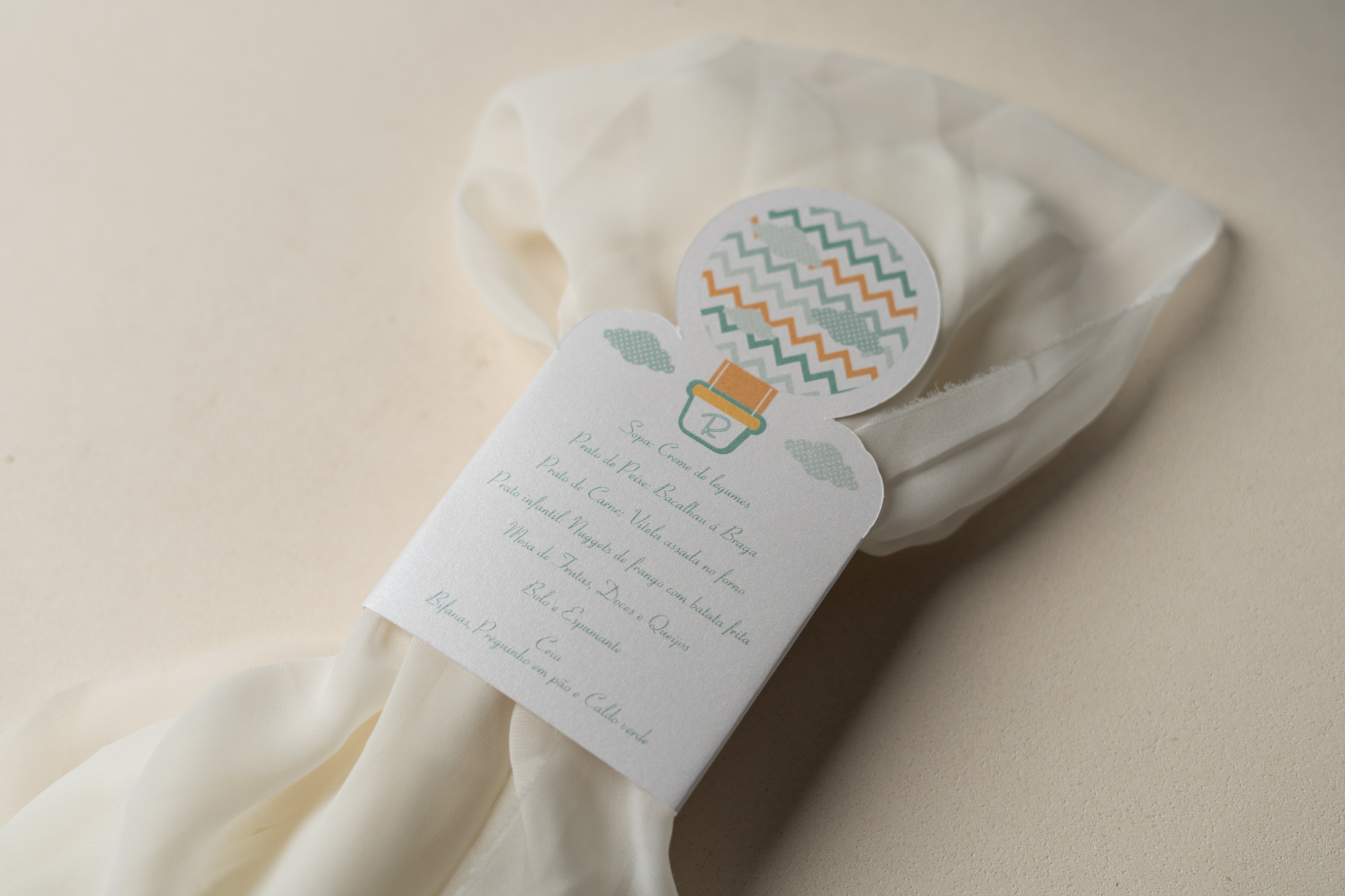 Ementa Festa Batizado Balão