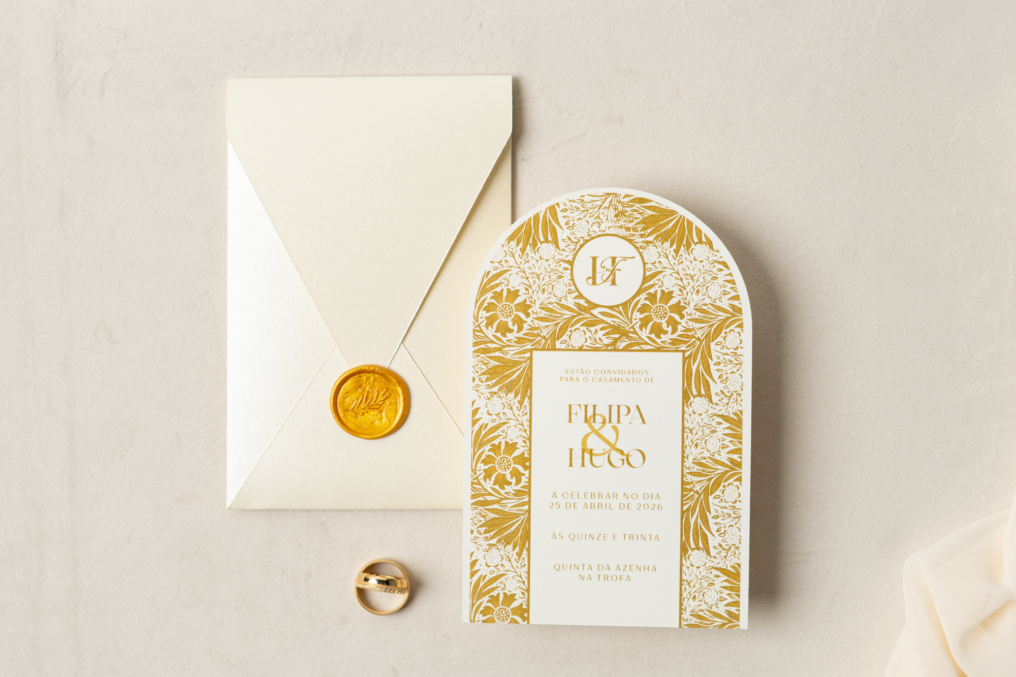 Convite Casamento Árvore Estilo