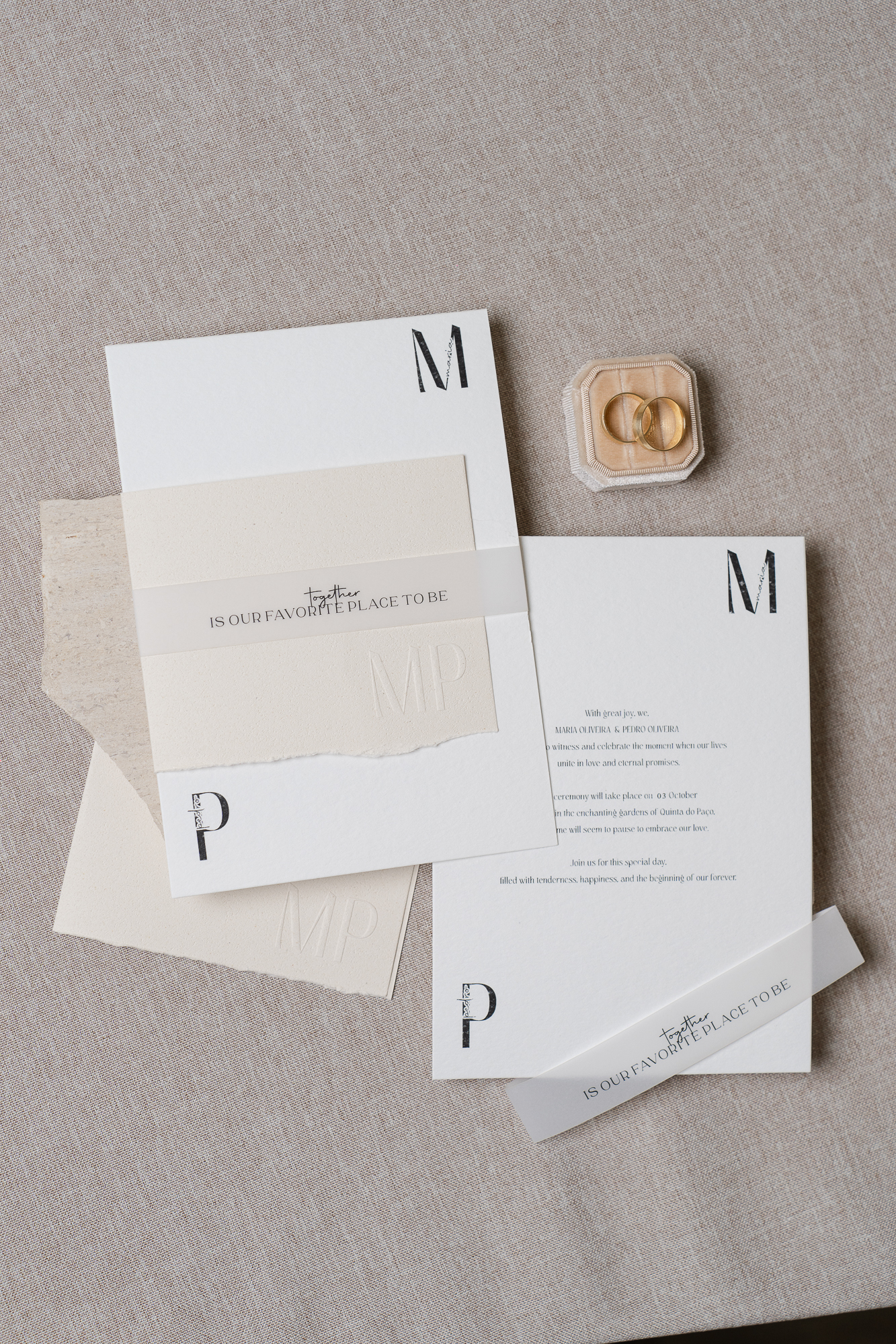 Convites para Casamento Elegante Vertical