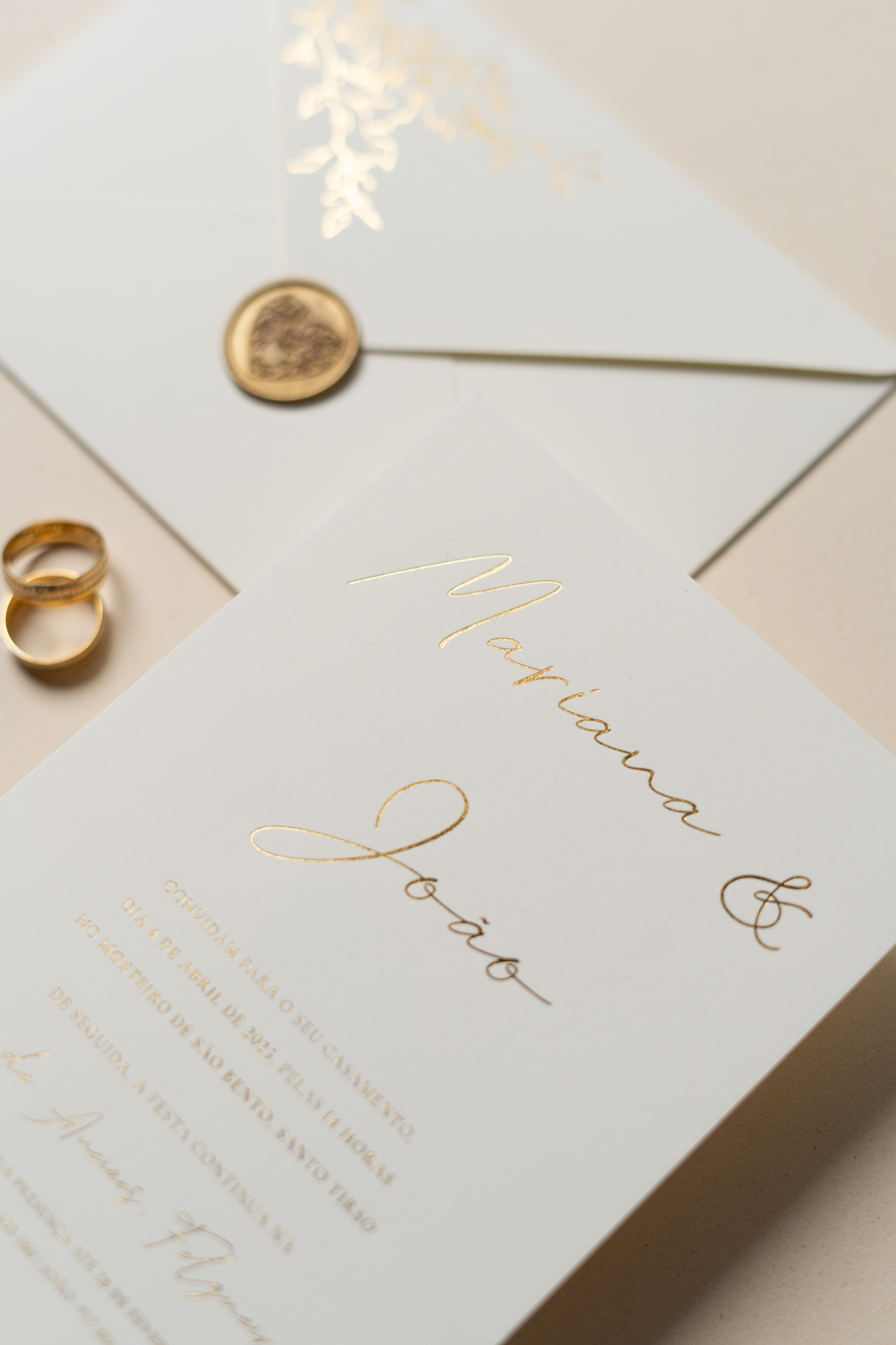 Convite Casamento Elegante e Delicado 8