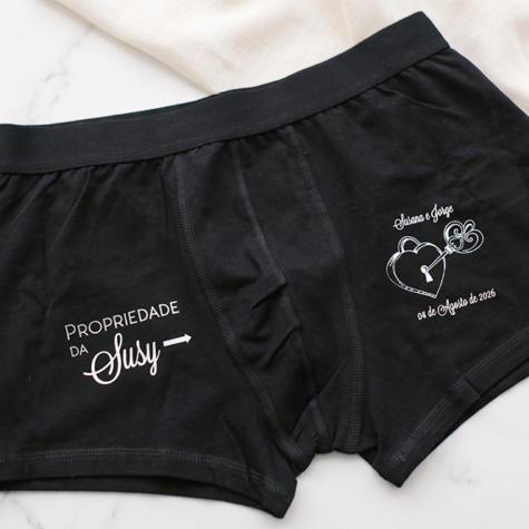 Imagem do produto Boxers Noivo Propriedade Noiva