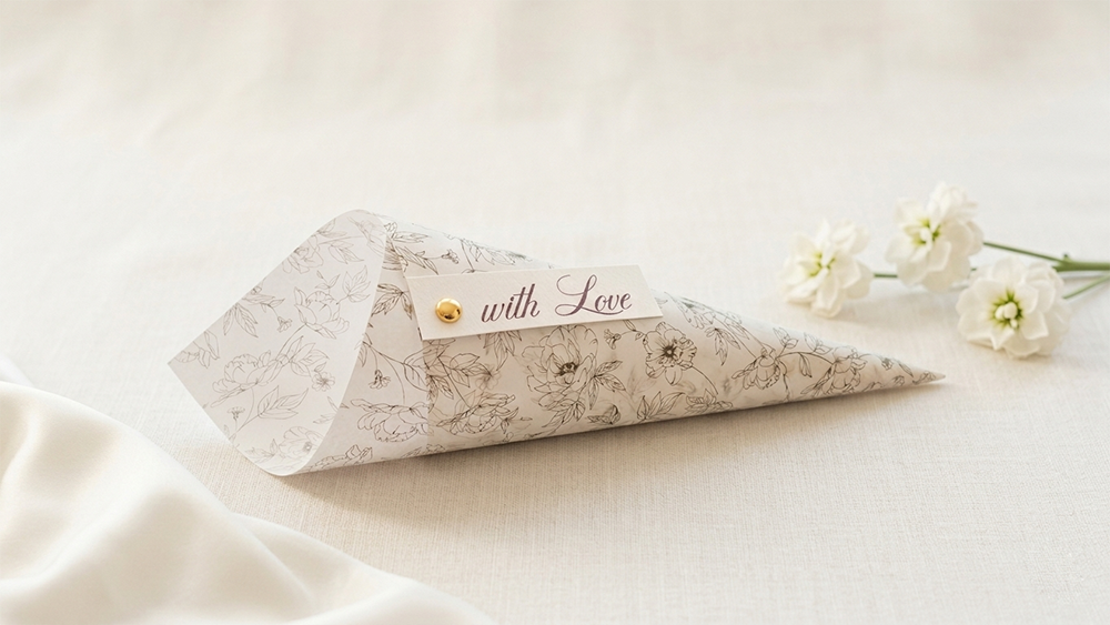 Cones Arroz Casamento Personalizado 3