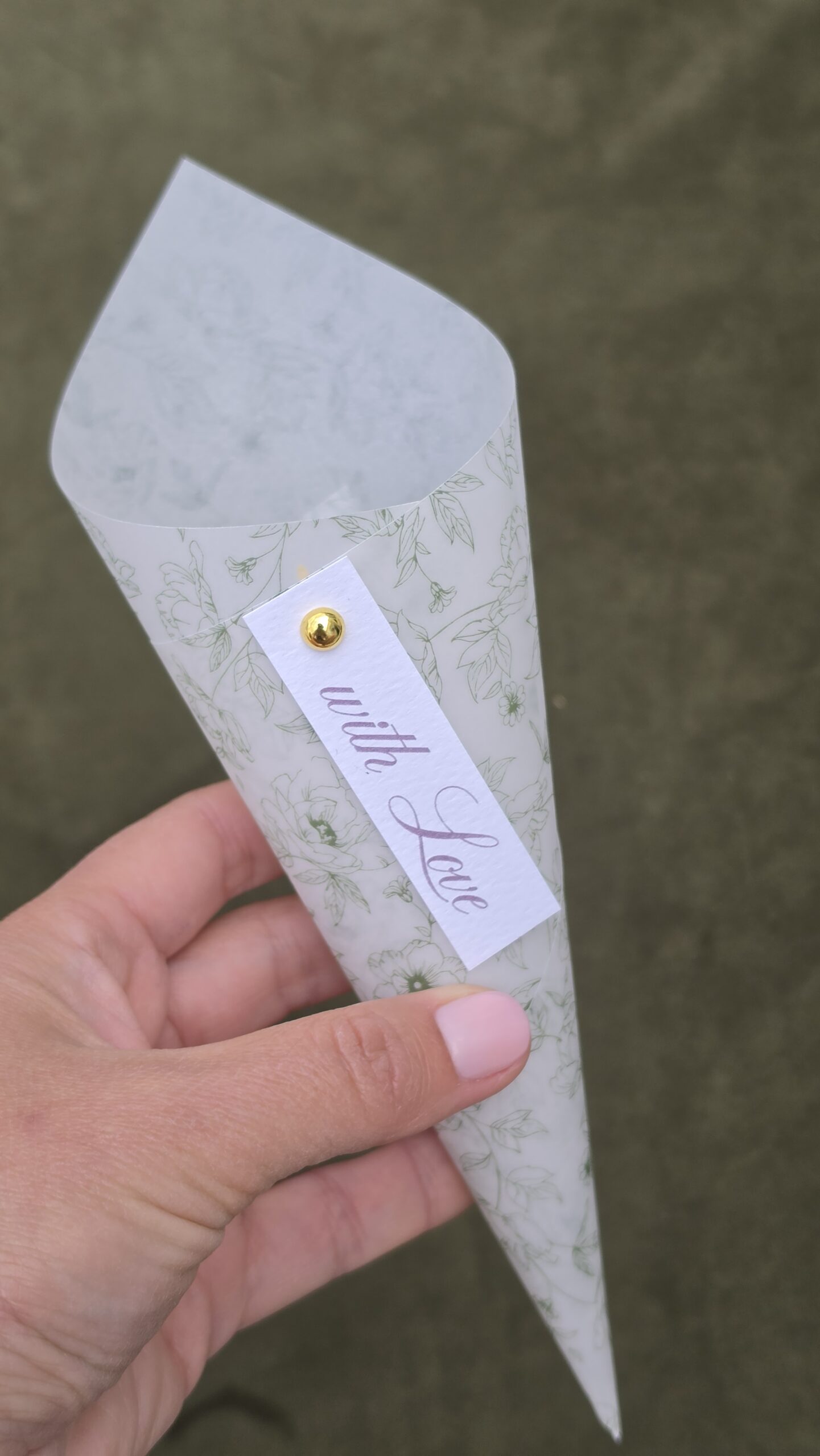 Cones Arroz Casamento Personalizado 2