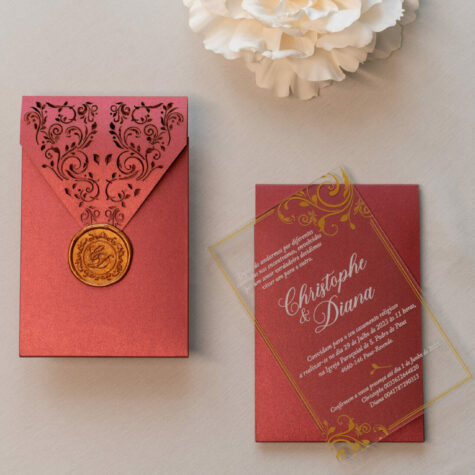 Imagem do produto Convite Casamento Acrílico Detail