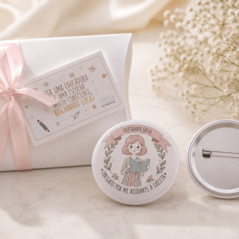 Imagem do produto Prenda Educadora Pin Personalizado