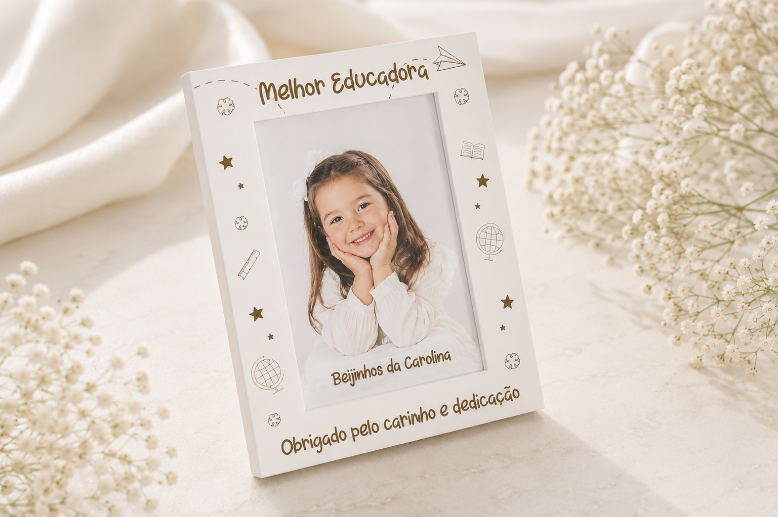 Prenda Moldura Personalizada Educadora