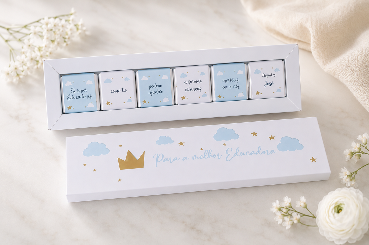 Prenda Caixa Chocolates Educadora