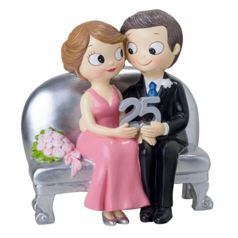 Imagem do produto Cake Topper Bodas Prata