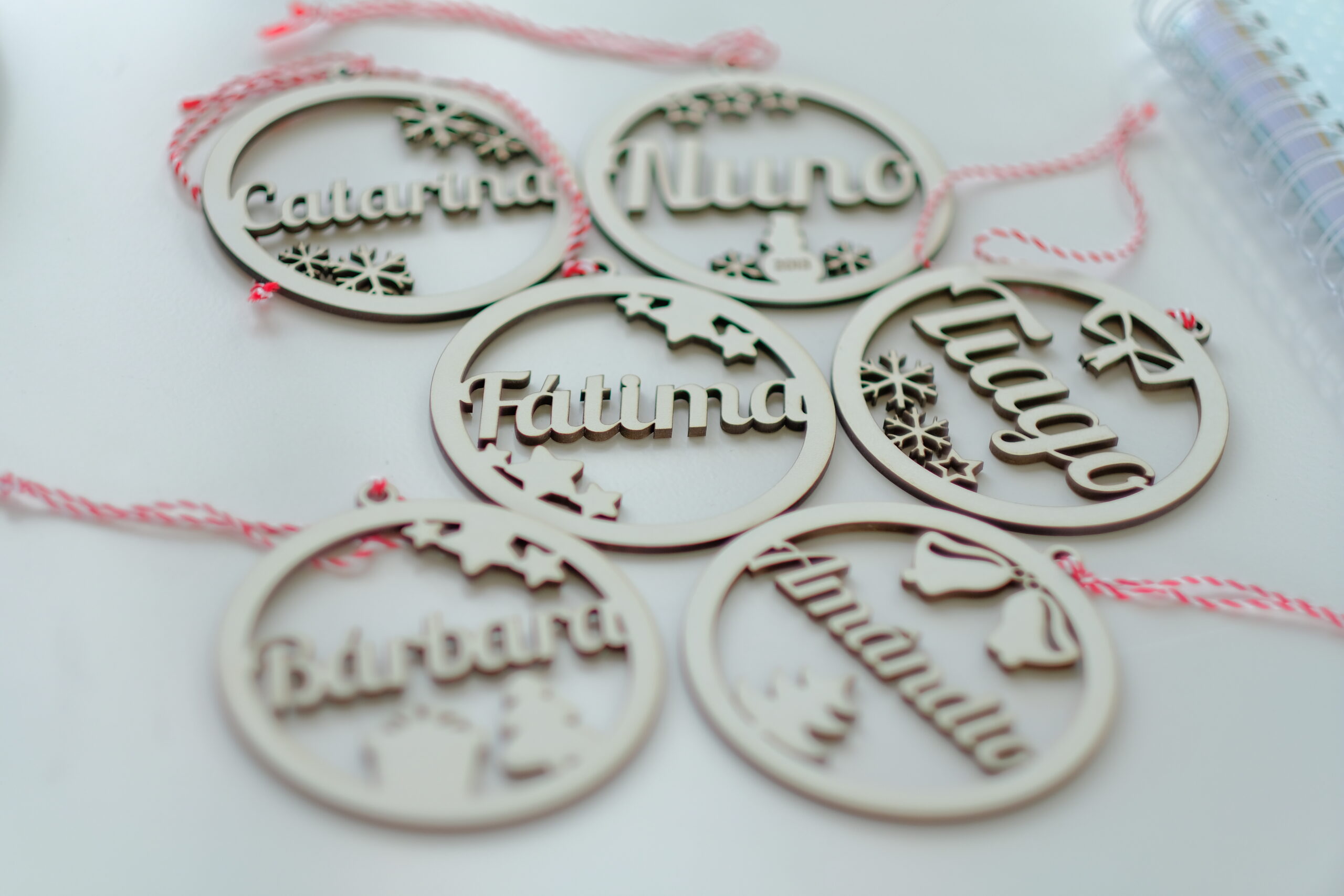 Bola MDF Branco Personalizada