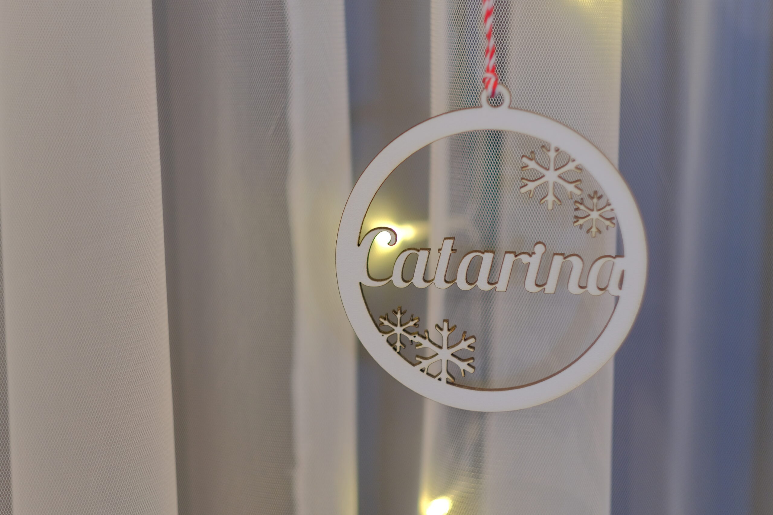 Bola Natal mdf branco