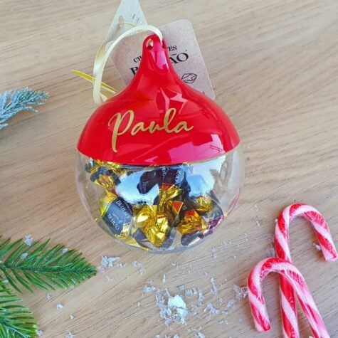 Imagem do produto Bola Natal Personalizada Chocolate-Beirão