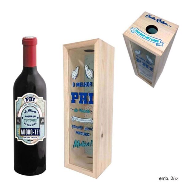 Garrafa Vinho Caixa Personalizados