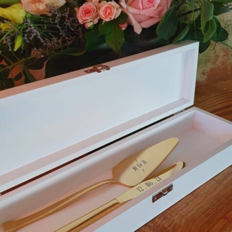 Imagem do produto Talheres Dourados Bolo