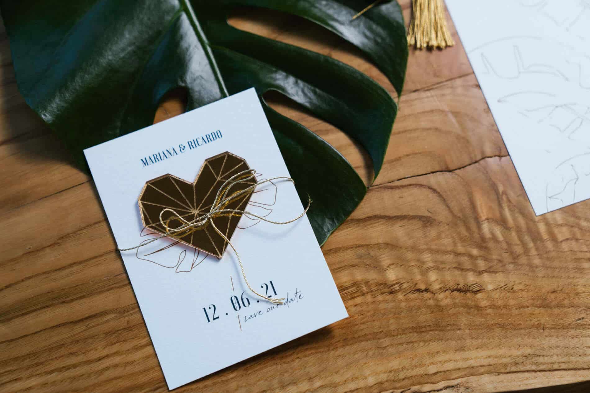 Save The Date Heart