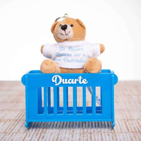Product Image: Christening Godparents Invitation - Crib