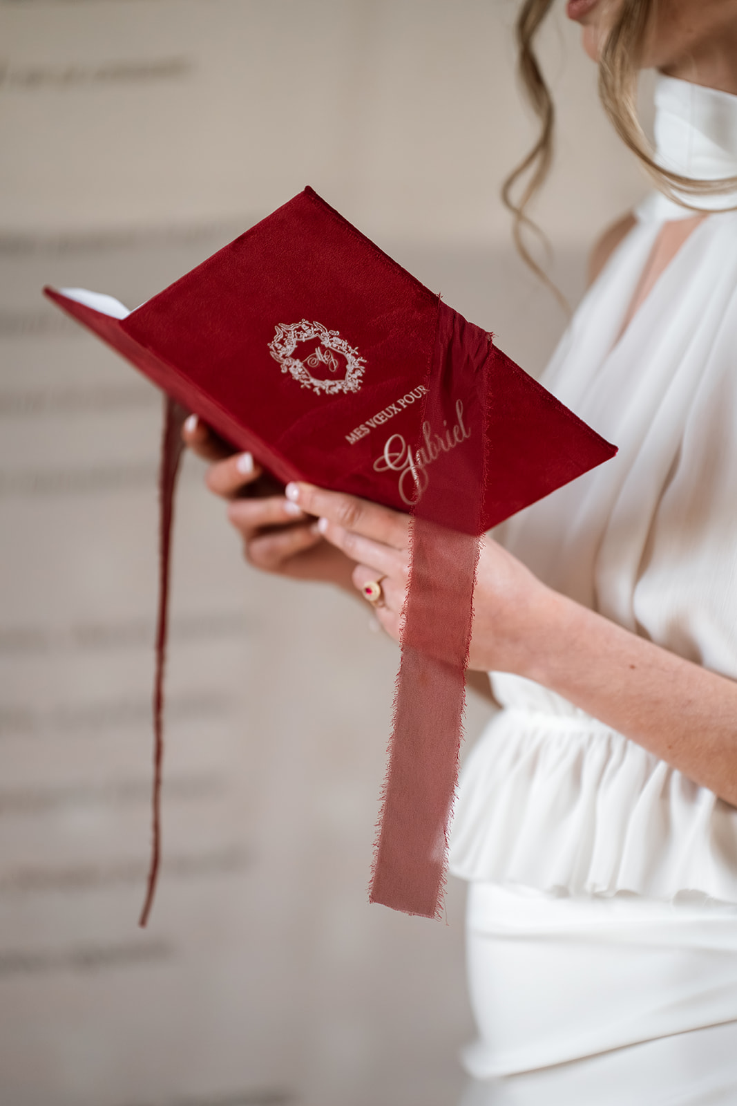 Livro Votos Casamento Floral 2