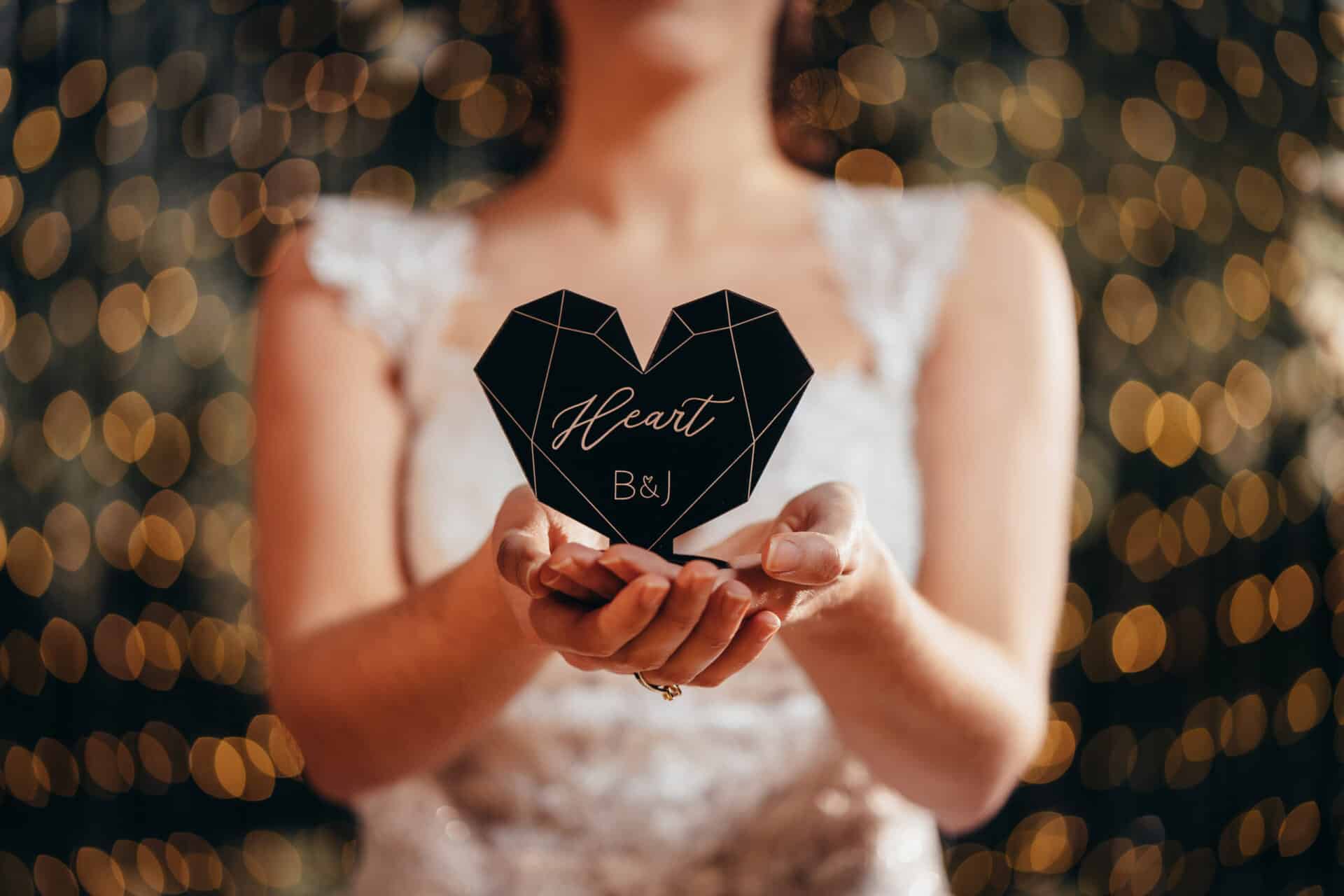 Marcador Mesa Casamento Bronze