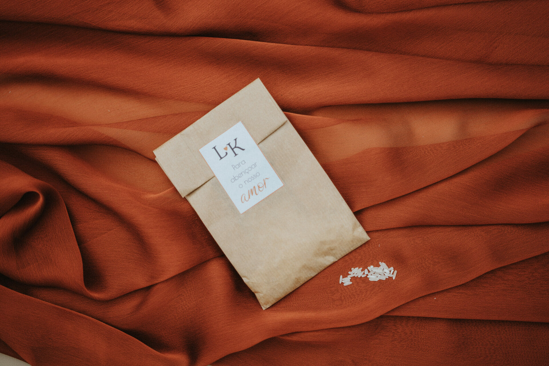 Saco Arroz Etiqueta Personalizada