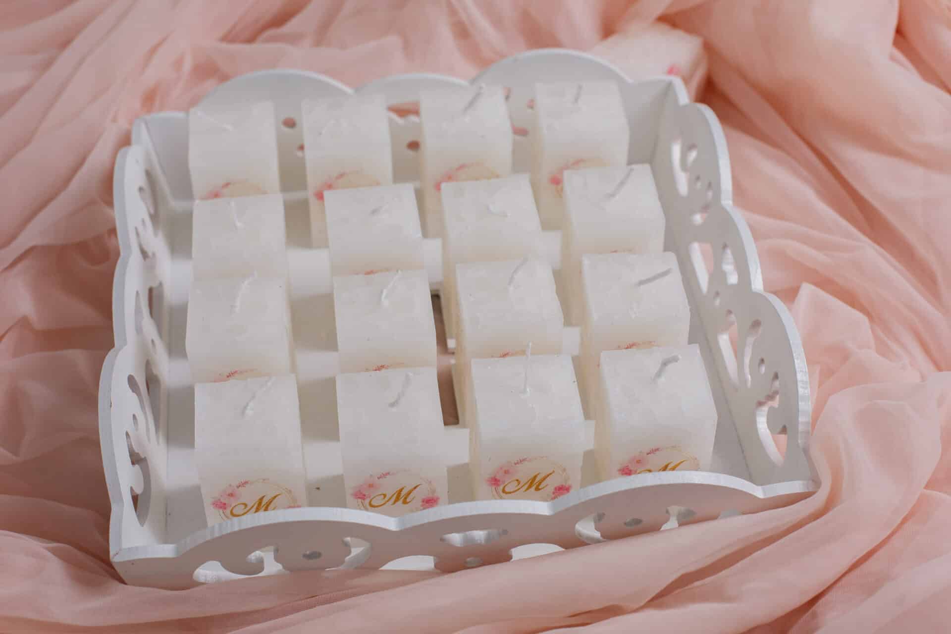 Tabuleiro Lembranças Batizado Branco