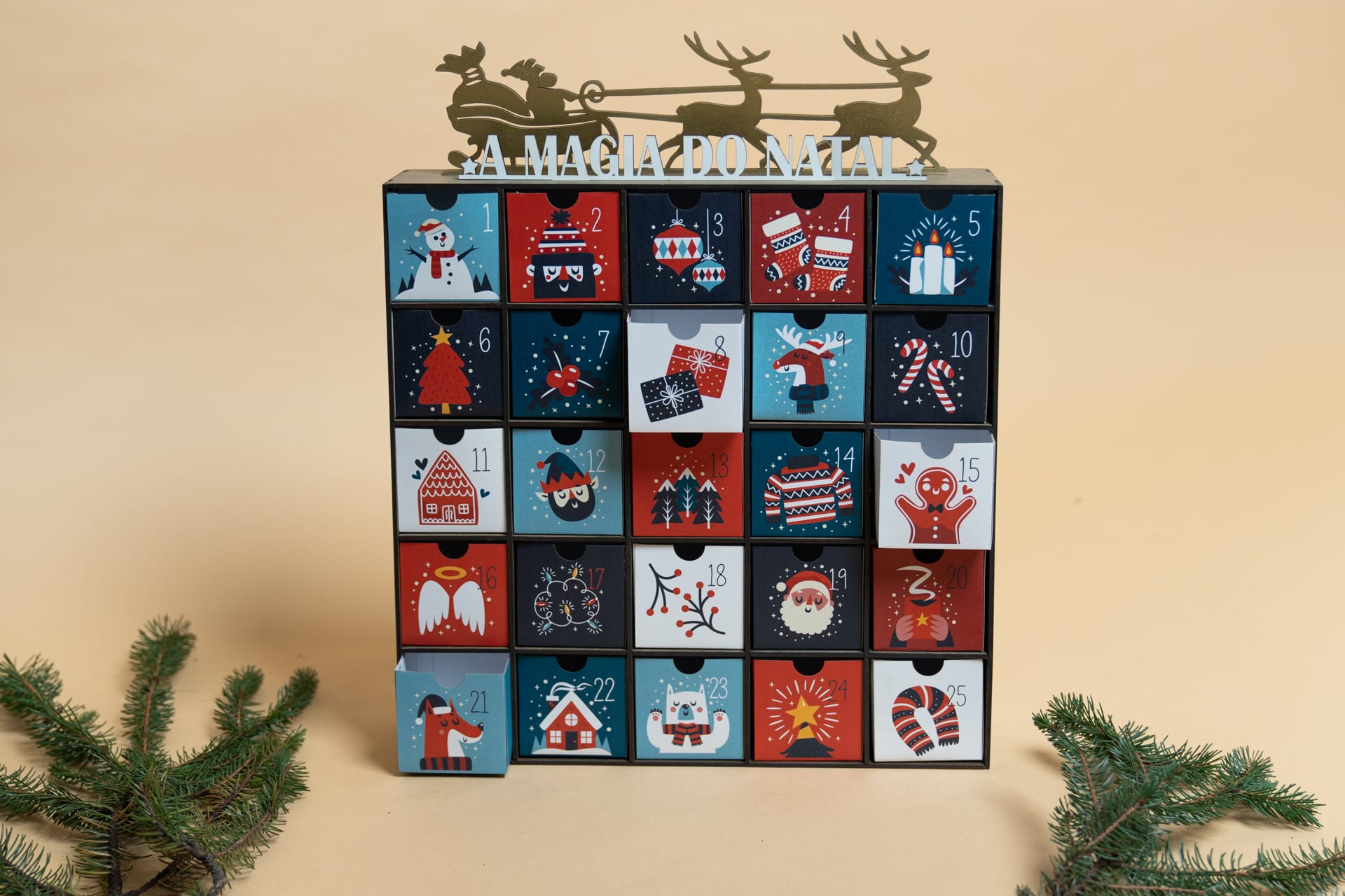 Calendário Advento Prenda Natal