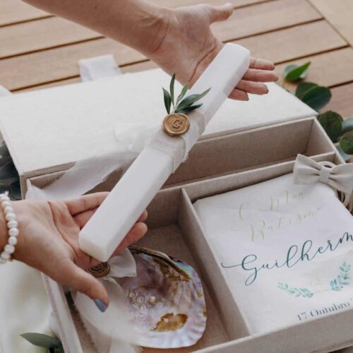 Imagem do produto Conjunto Batismo Amoroso Linho