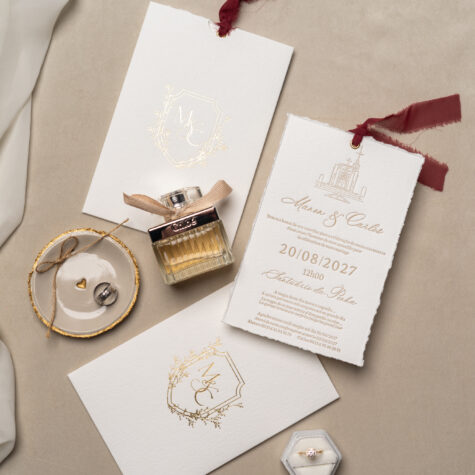 Imagem do produto Convite Casamento Efeito Rasgado