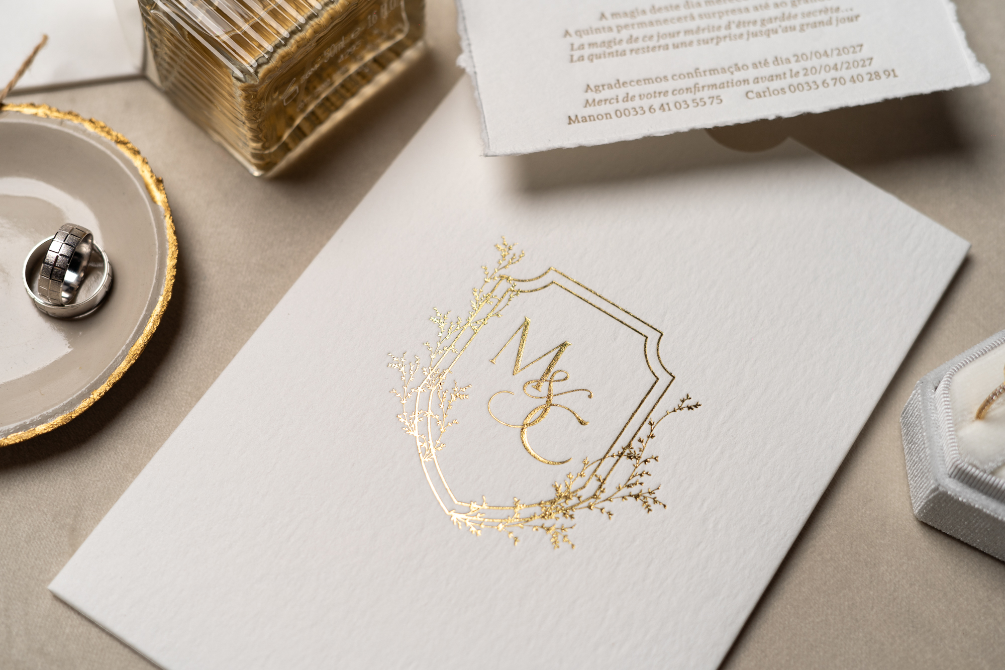 Convite Casamento Efeito Rasgado 9