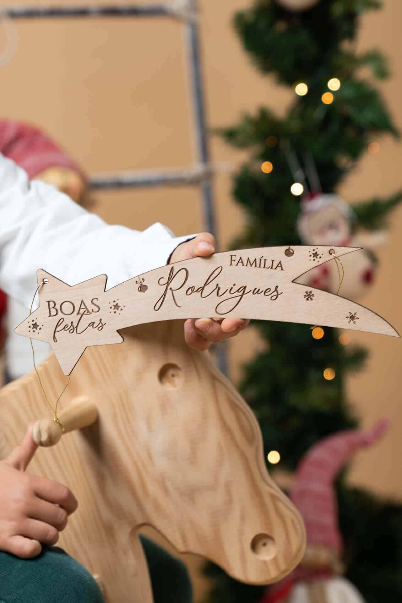 Estrela Natal Árvore Madeira