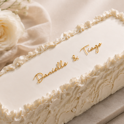 Imagem do produto Topo Bolo Casamento Cupcake