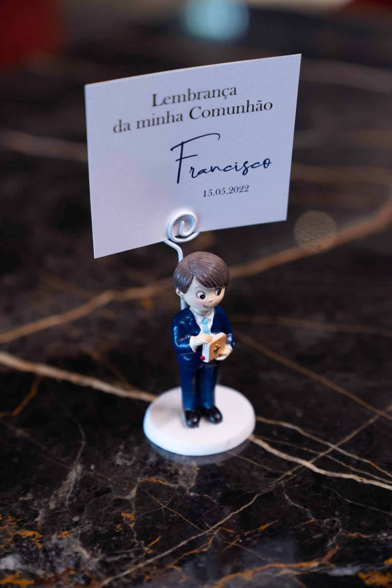 Lembrança Comunhão Menino Biblia