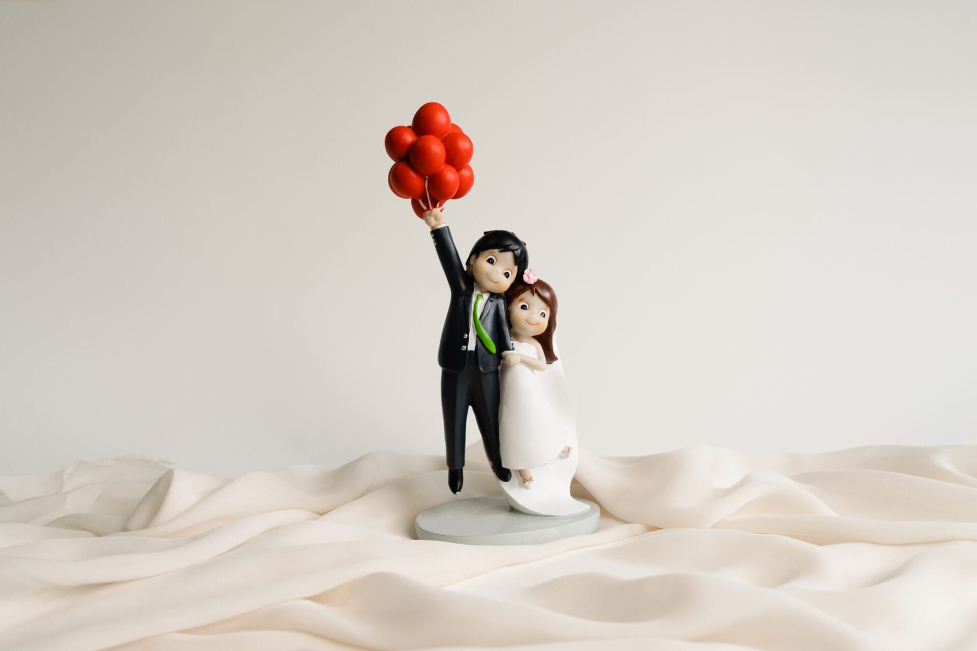 Topo Bolo Casamento Balão