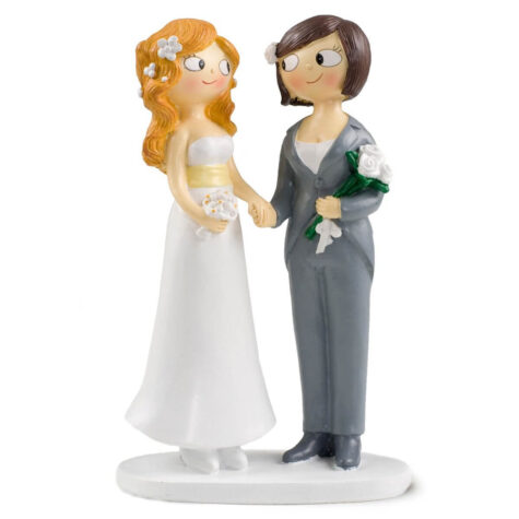 Wedding Cake Topper Bride and Groom