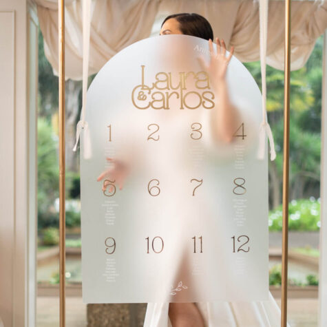 Marque-places pour Tables de Mariage