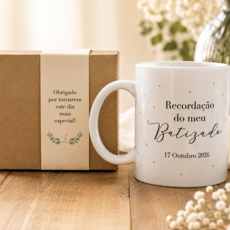 Immagine del prodotto Tazza regalo per gli invitati al battesimo