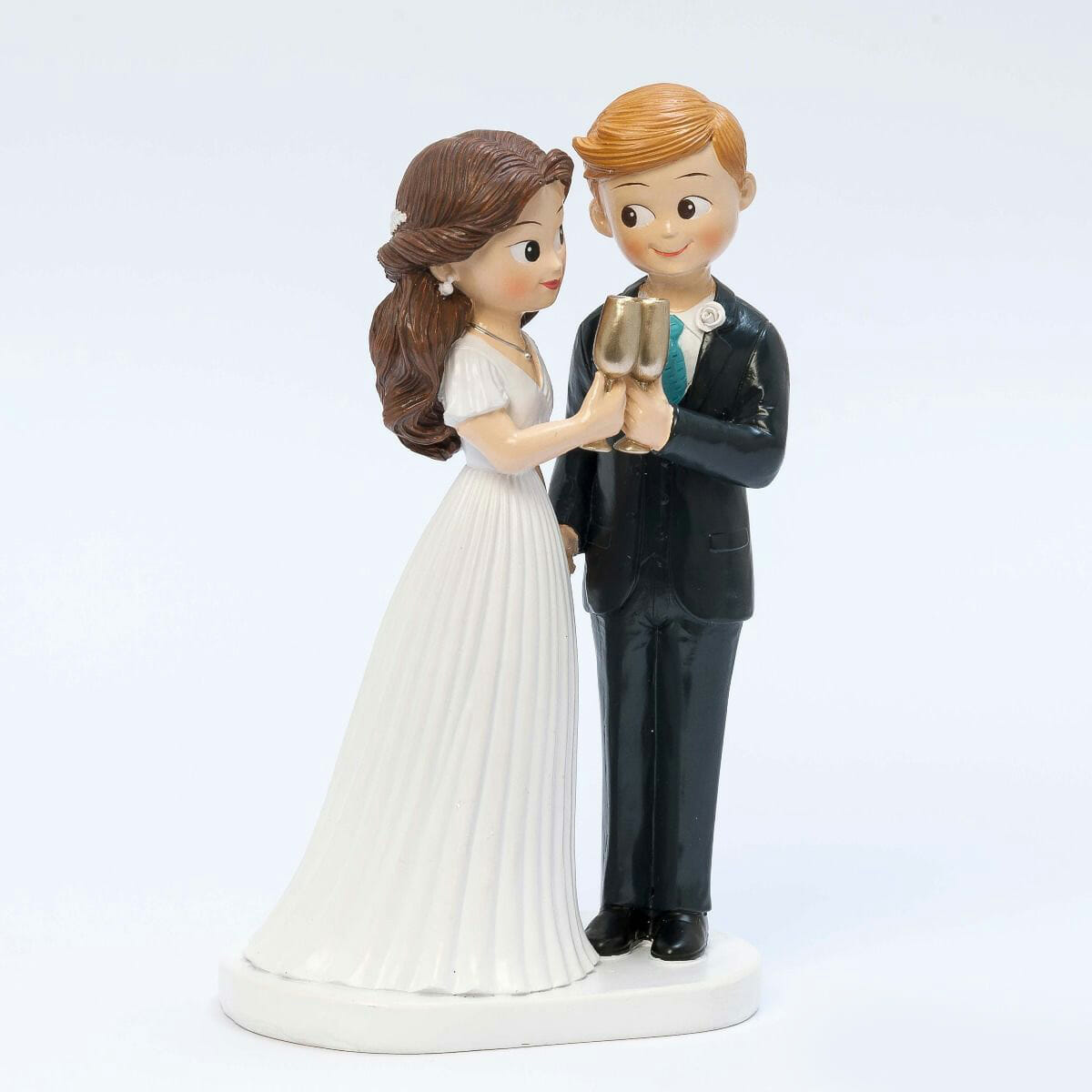 Topo Bolo casamento Noivo-loiro
