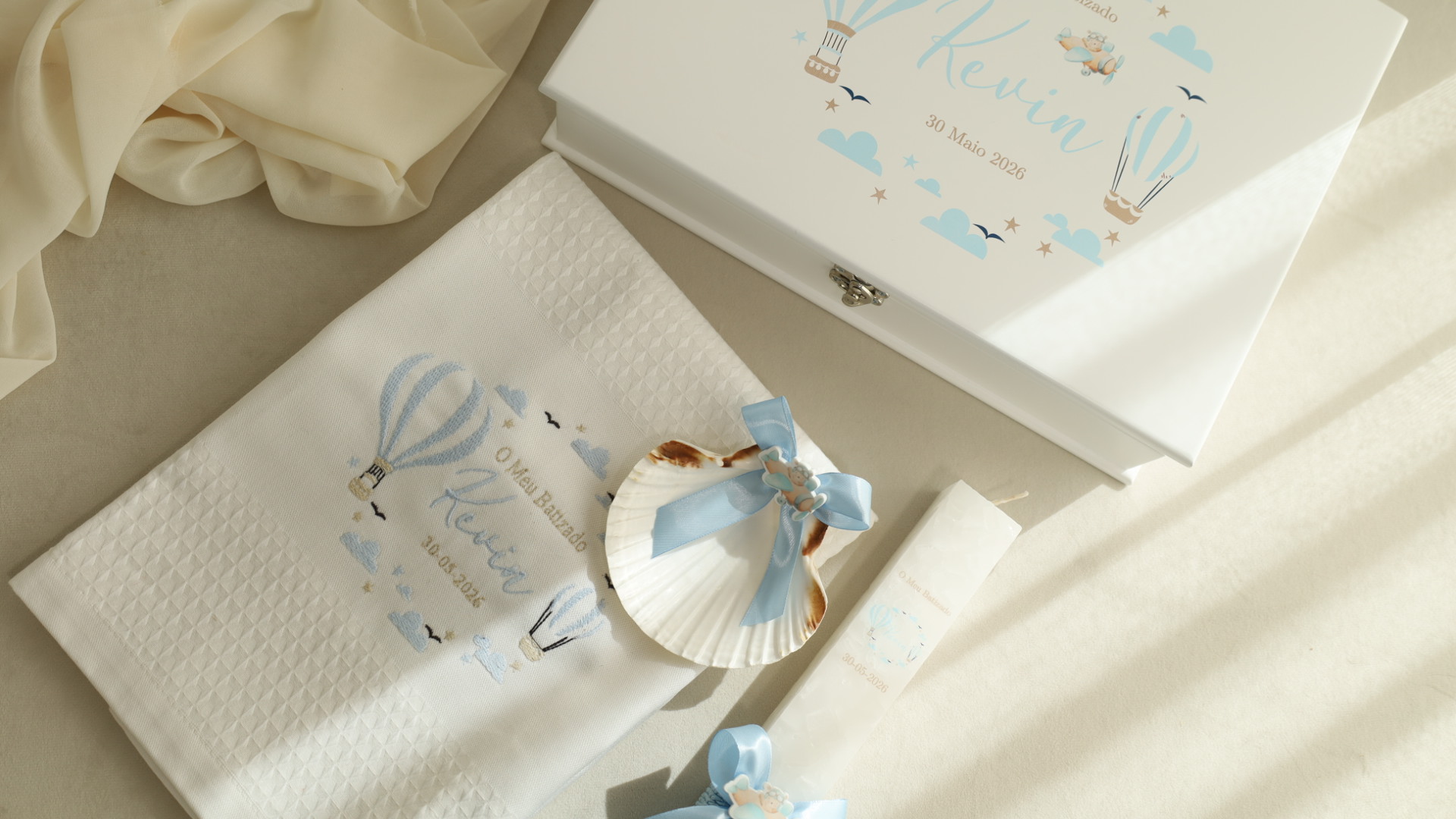 Conjunto Batismo Caixa Pérola