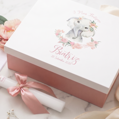 Image du produit Serviette de baptême personnalisée Bow