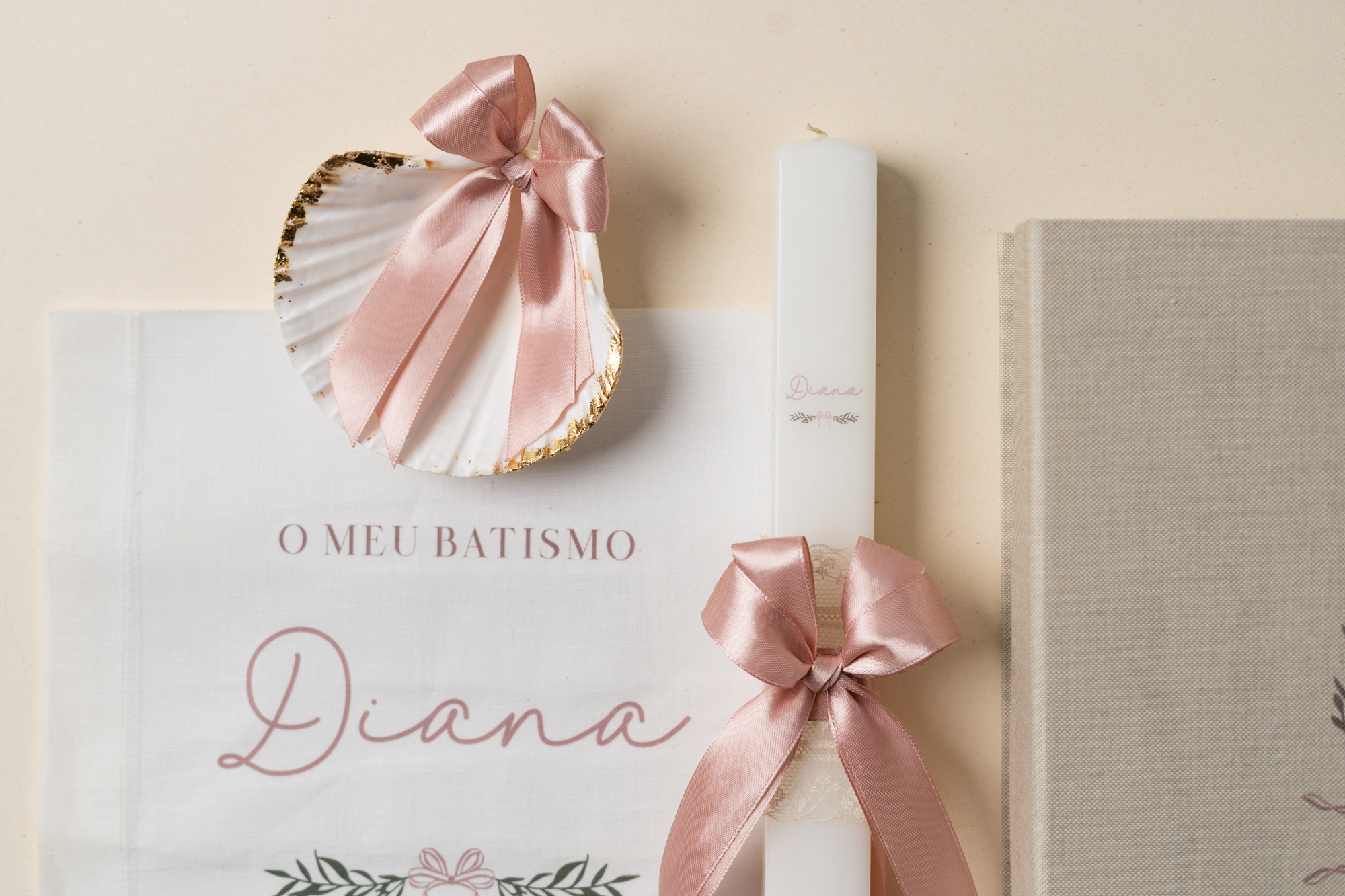 Conjunto Batizado Menina Floral 7