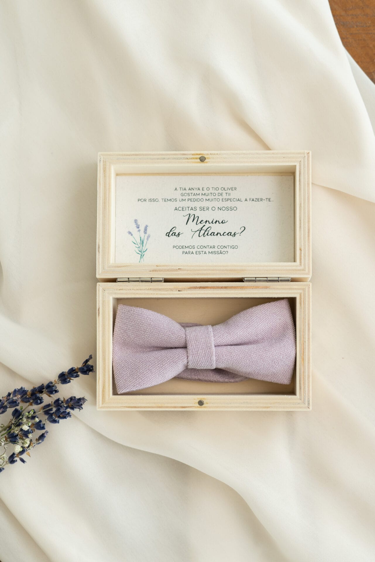 Tremelinho para menino das alianças