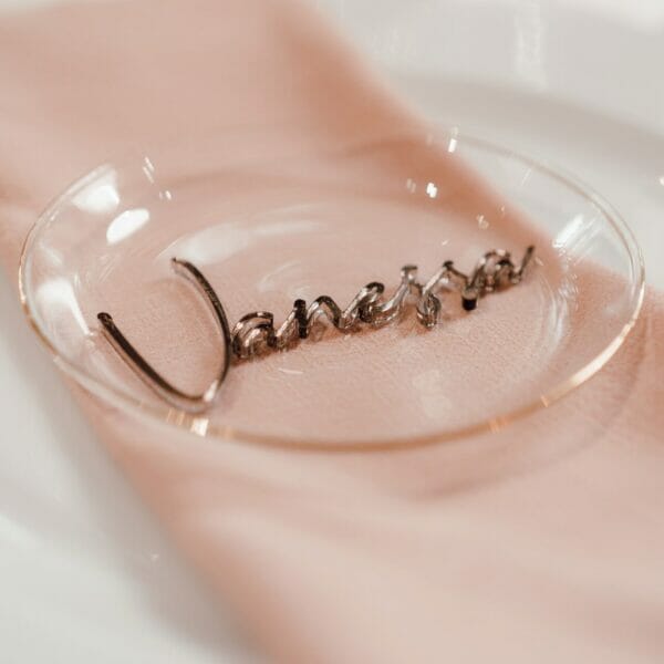 Marcador Lugar Discreto 'A Noiva Sou Eu'