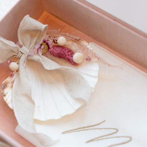 Imagem do produto Concha Batismo Amorosa Flores