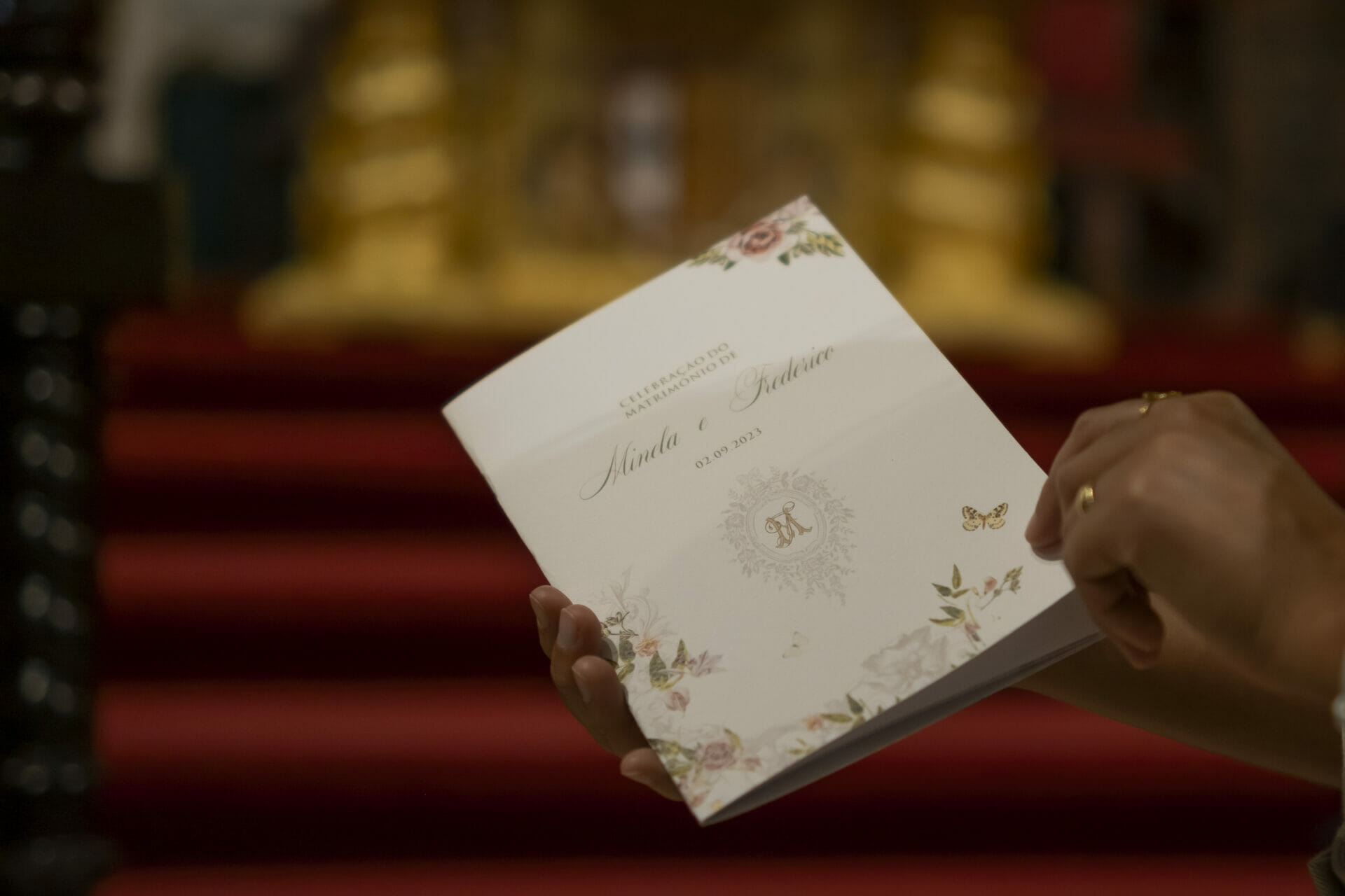 Missal personalizado para casamento