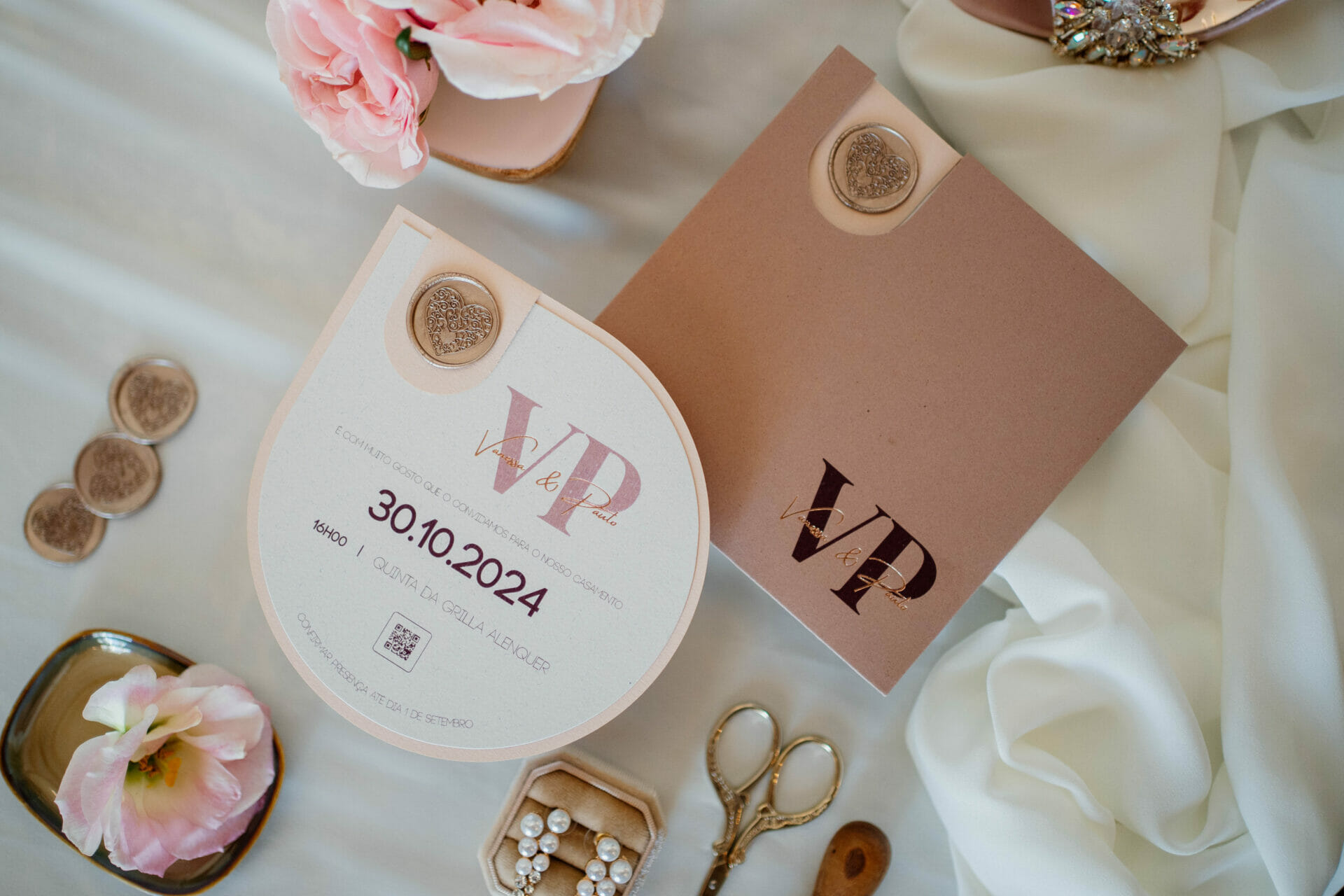 Convite Casamento Lacre 'A Noiva Sou Eu'