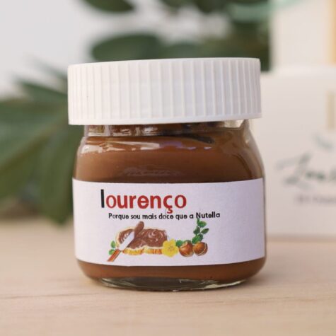 Imagem do produto Lembrança Batizado Mini Nutella