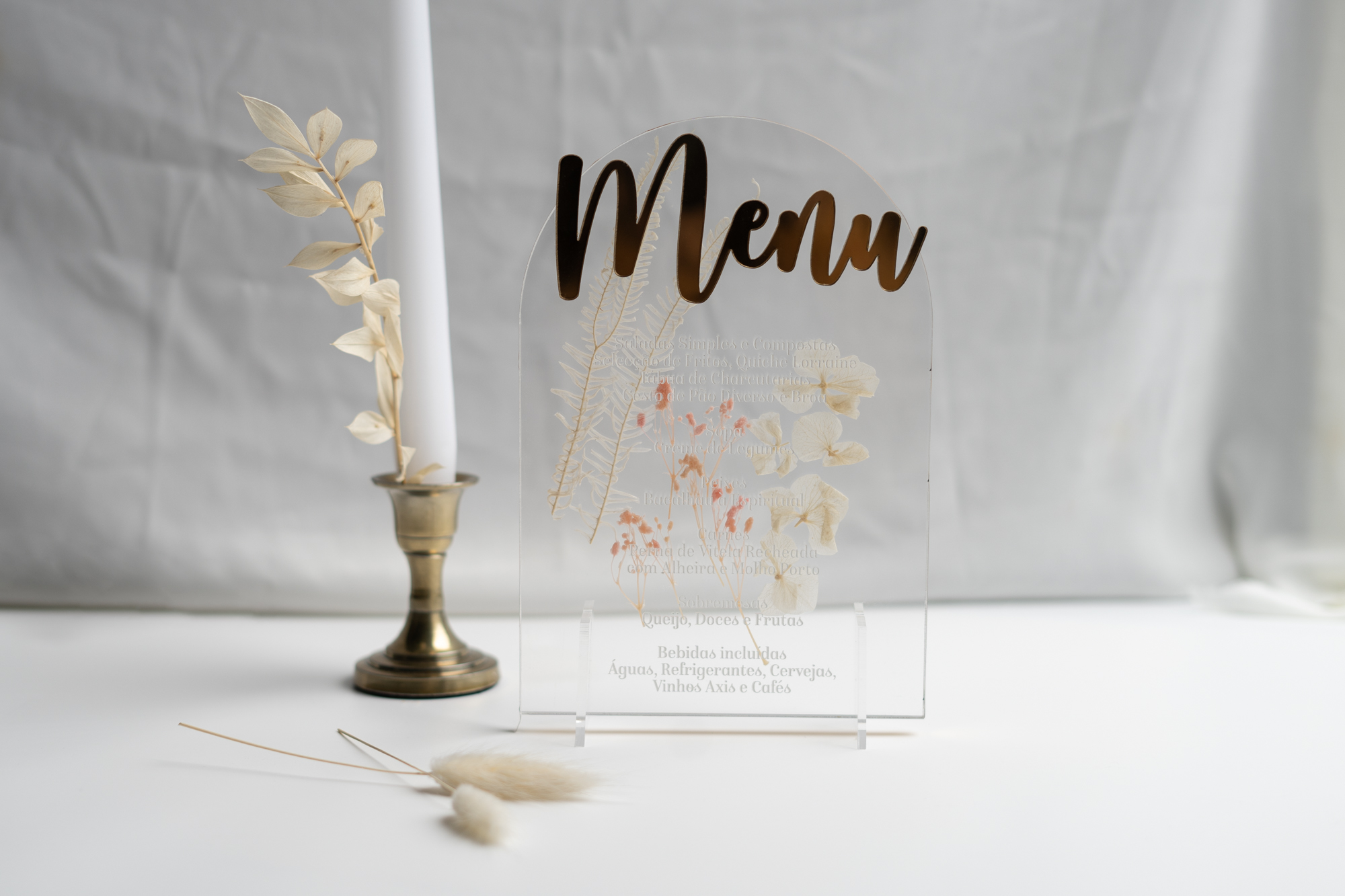 table marker for wedding in acrilyc