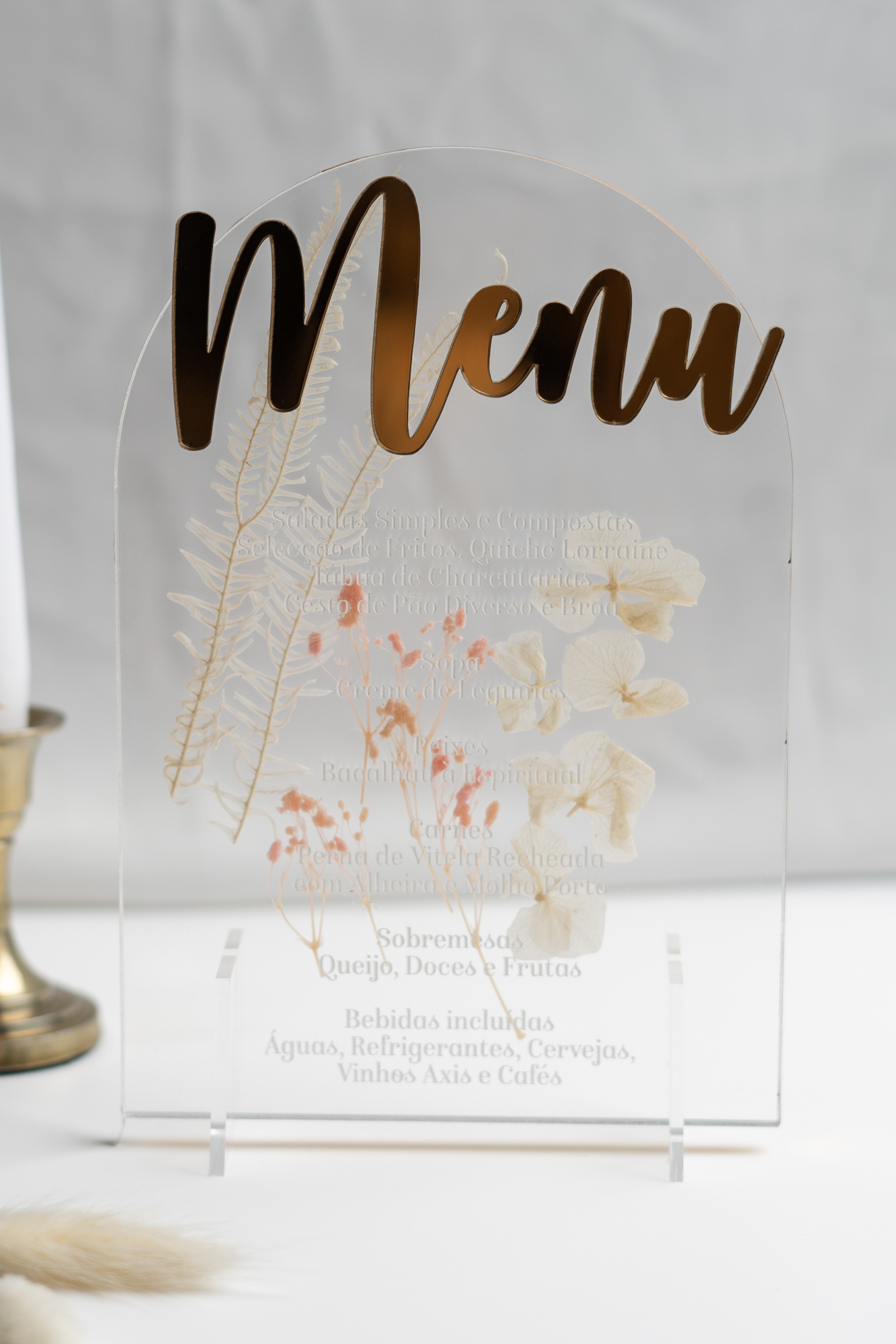 Marcador de mesa elegante e original para tornar o seu casamento ainda mais especial