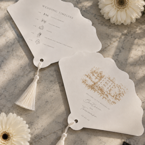 Imagem do produto Lembrança Casamento Leque Papel