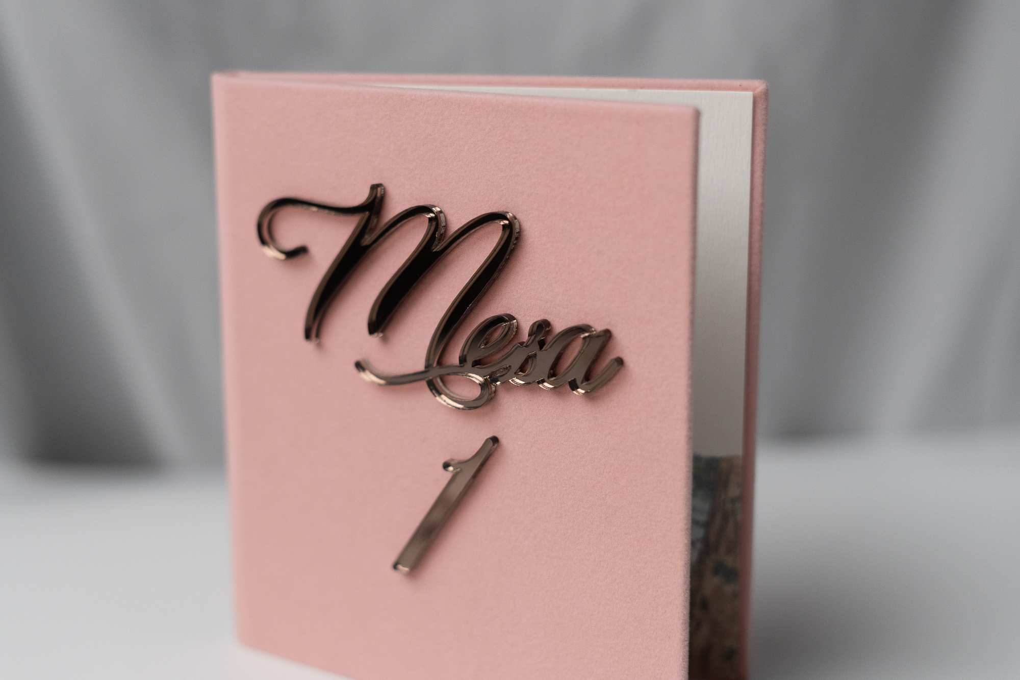 Marcador de Mesa e Ementa de casamento