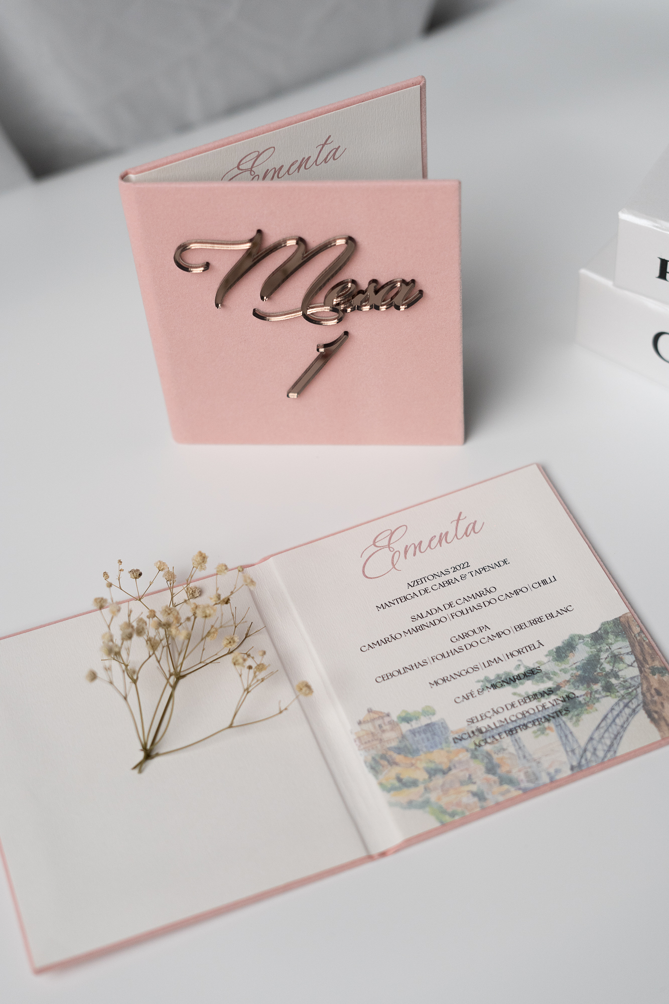 Marcador Mesa e Menu Elegance 8