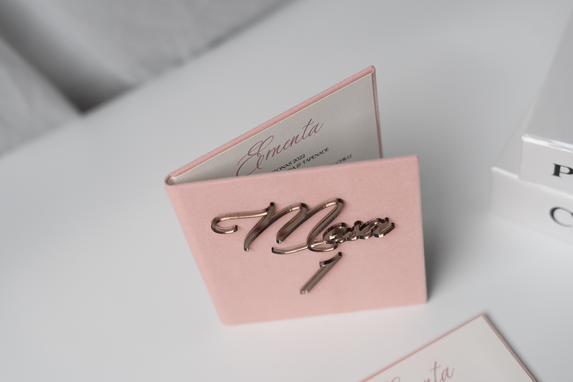 Marcador Mesa e Menu Elegance 7